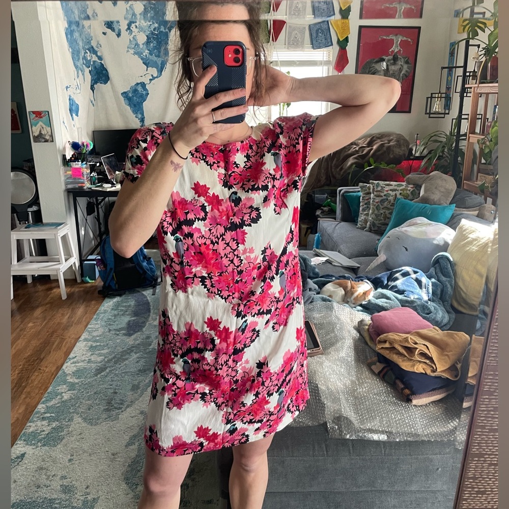 Tunic Dress | Floral | t-shirt style | NW/OT
